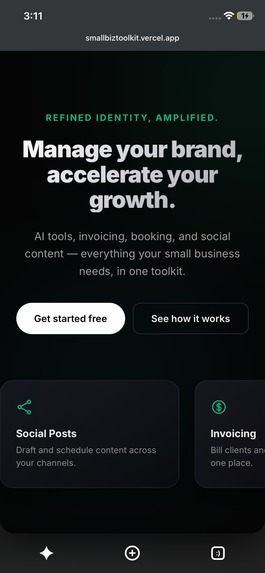 Bizkit: small business owners – screenshot 1