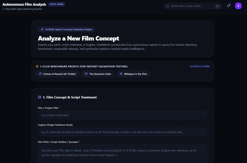 CineMatch / Script Scout Agent – screenshot 3
