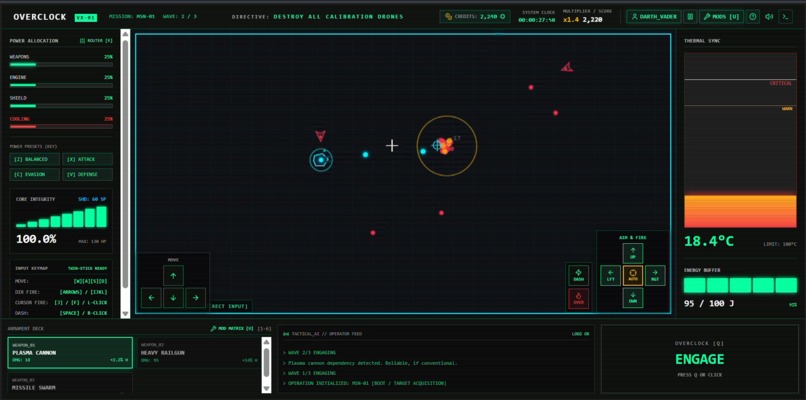 OVERCLOCK — You Were Never Supposed to Activate It. Web Game – screenshot 3