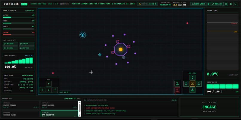OVERCLOCK — You Were Never Supposed to Activate It. Web Game – screenshot 6