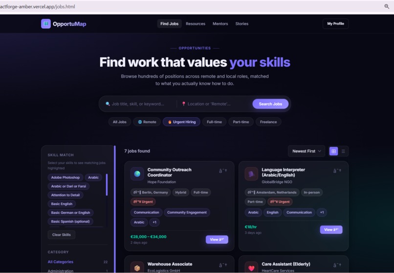 OpportuMap – screenshot 2