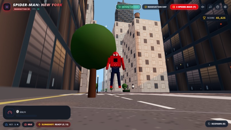 Spiderman 3D Swing – screenshot 1