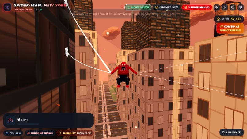 Spiderman 3D Swing – screenshot 3