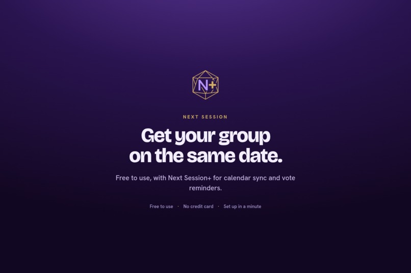 Next Session: Coordinate campaigns, not calendars – screenshot 6