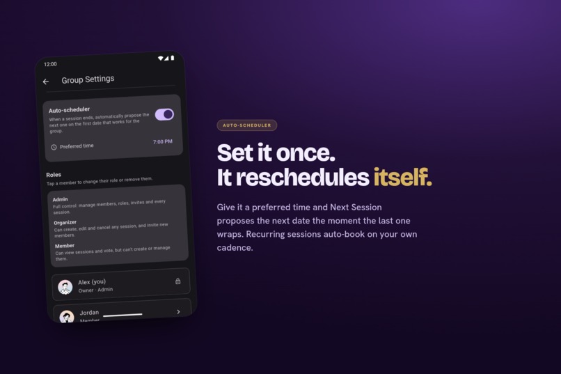 Next Session: Coordinate campaigns, not calendars – screenshot 3