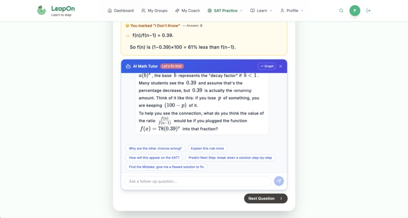 LeapOn SAT – screenshot 4