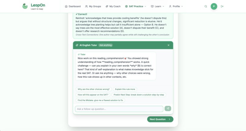 LeapOn SAT – screenshot 8