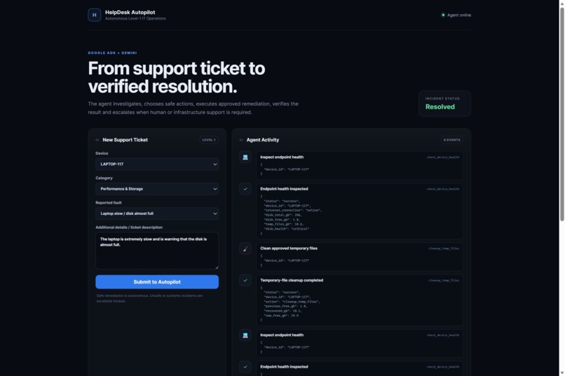 HelpDesk Autopilot – screenshot 2