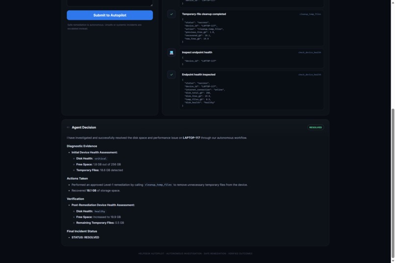 HelpDesk Autopilot – screenshot 3