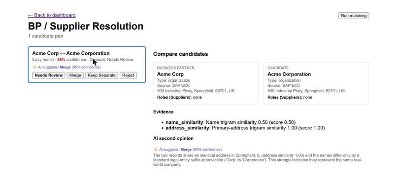 TransformIQ — AI-Assisted ERP Migration (Gemini + Genkit) – screenshot 4