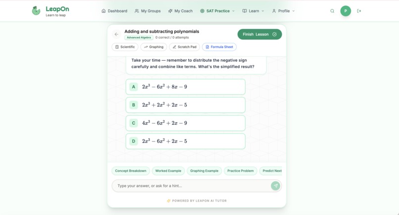 LeapOn SAT – screenshot 6