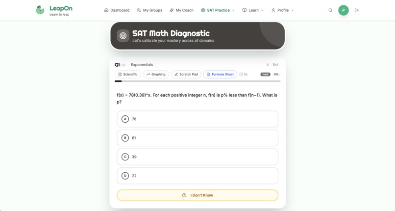 LeapOn SAT – screenshot 2