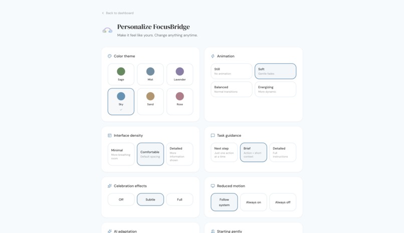 FocusBridge — A Calmer Way to Get Things Done – screenshot 10