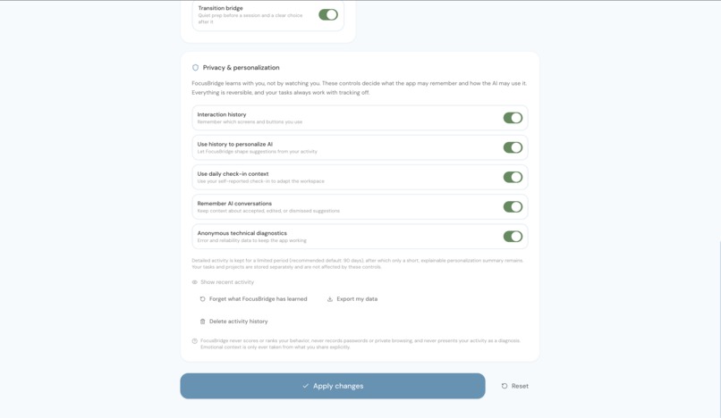 FocusBridge — A Calmer Way to Get Things Done – screenshot 11