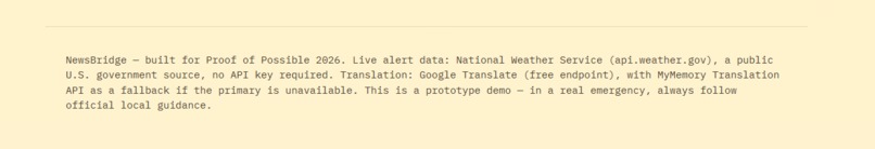 NewsBridge – screenshot 1