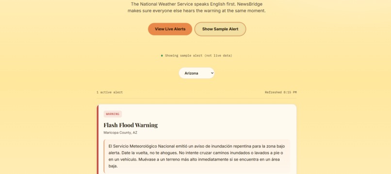 NewsBridge – screenshot 2