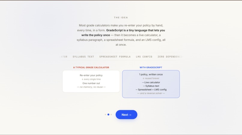 GradeScript – screenshot 7