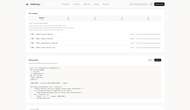 NodeForge: AI Code Review – screenshot 7