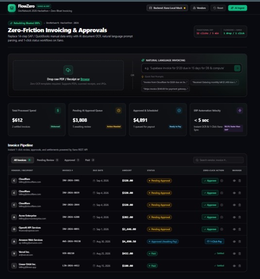 FlowZero – screenshot 1