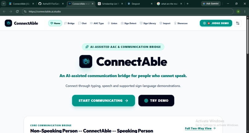 ConnectAble  – screenshot 1