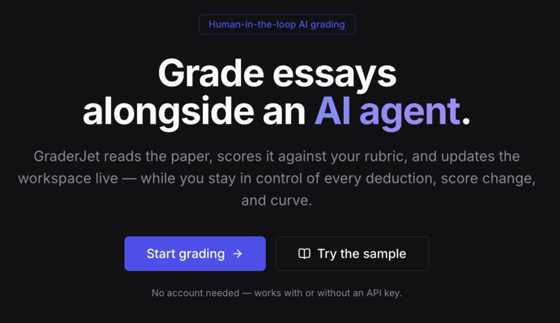 GraderJet – screenshot 1