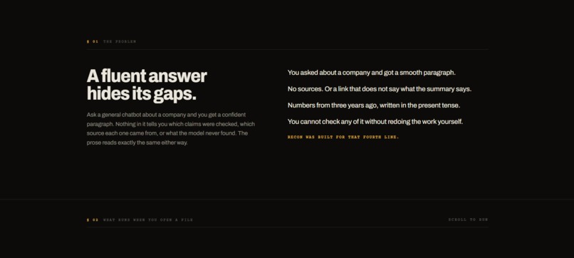 Recon : AI - Intelligence Dossiers. – screenshot 2