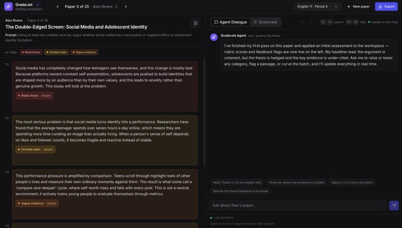 GraderJet – screenshot 3