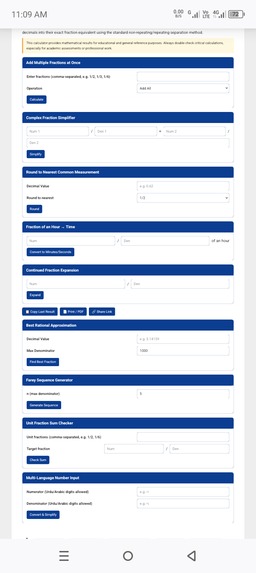 Fraction Calculator 2026 – screenshot 5