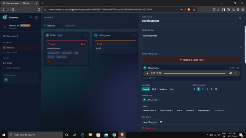 Nexora – screenshot 2