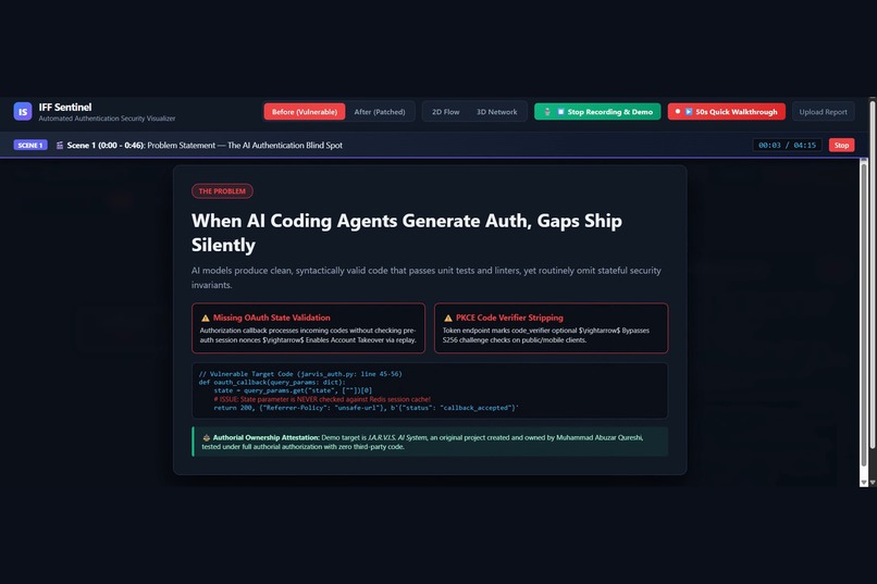 IFF Sentinel — Automated Auth Security Testing – screenshot 8