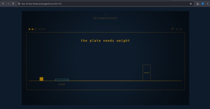 404 — A Puzzle in Your Address Bar – screenshot 3