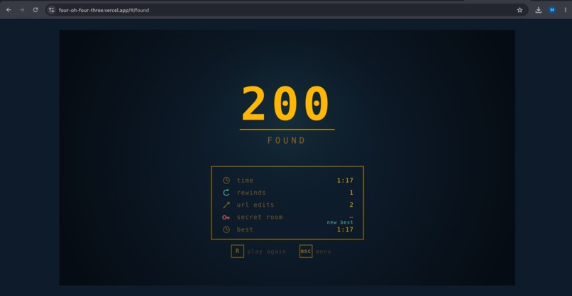 404 — A Puzzle in Your Address Bar – screenshot 5