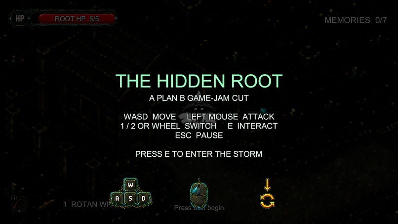 THE HIDDEN ROOT – screenshot 1