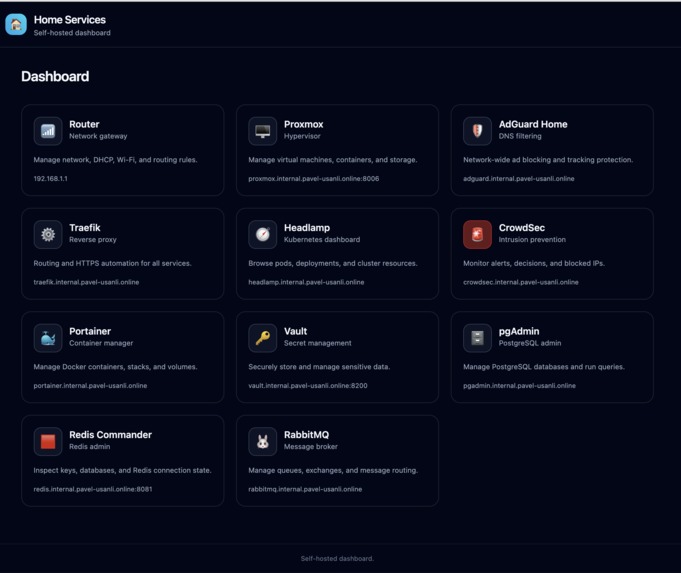 homelab-infra – screenshot 1