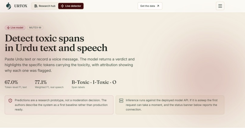 MUTEX: Urdu Multimodal Toxic Span Detection – screenshot 1