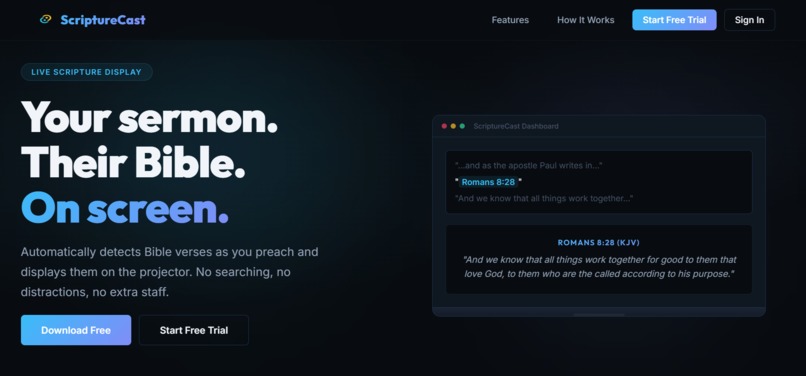 ScriptureCast – screenshot 2