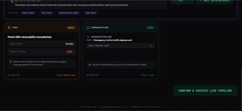 VoiceForge Ops – screenshot 2