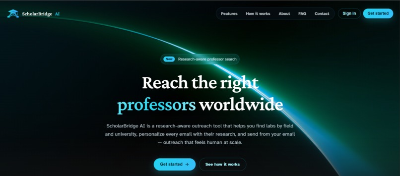 ScholarBridge AI – screenshot 1