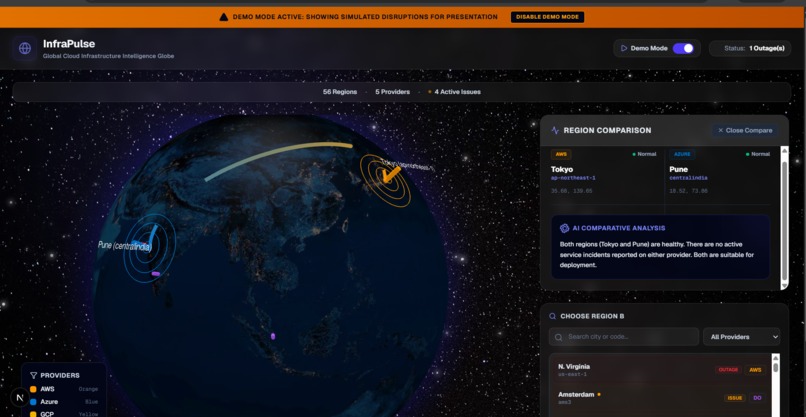 InfraPulse – screenshot 1