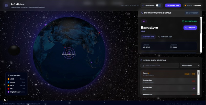InfraPulse – screenshot 2