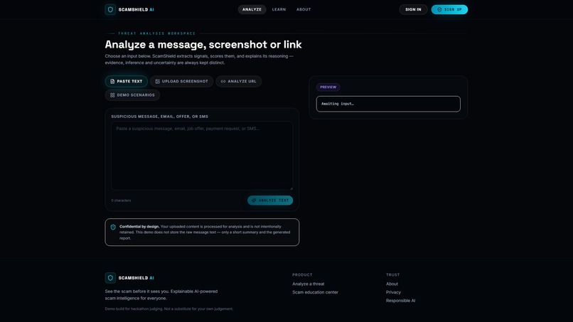 ScamShield AI: Real-Time Scam & Threat Detection – screenshot 4
