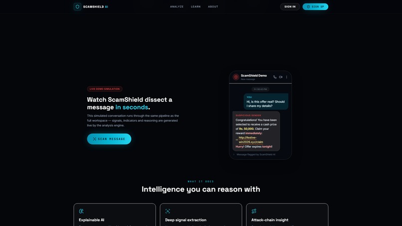 ScamShield AI: Real-Time Scam & Threat Detection – screenshot 5