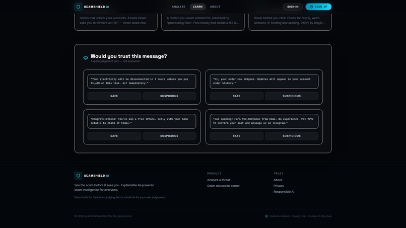ScamShield AI: Real-Time Scam & Threat Detection – screenshot 6