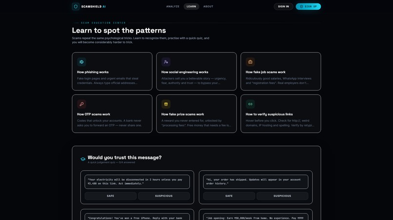 ScamShield AI: Real-Time Scam & Threat Detection – screenshot 7