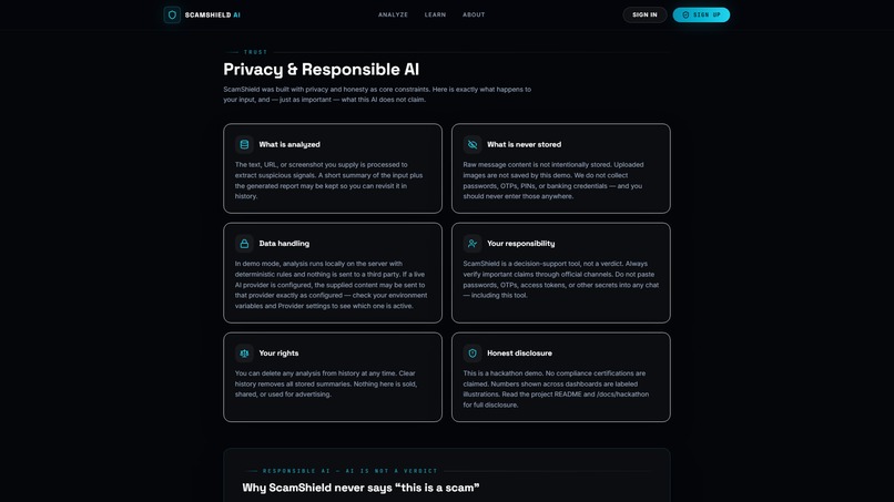 ScamShield AI: Real-Time Scam & Threat Detection – screenshot 11
