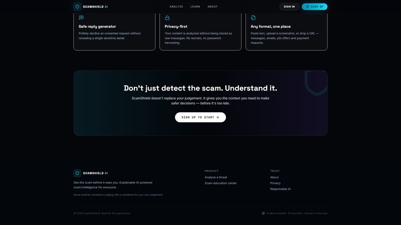 ScamShield AI: Real-Time Scam & Threat Detection – screenshot 16