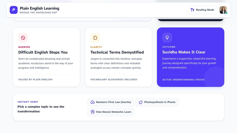 Plain English Learning  – screenshot 2