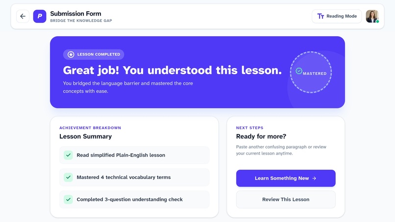 Plain English Learning  – screenshot 13