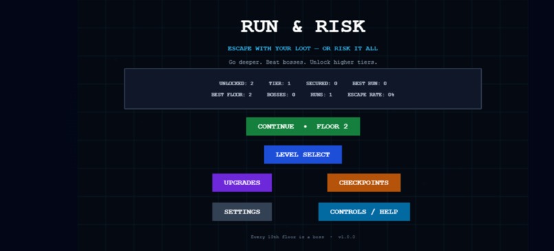 RUN & RISK – screenshot 1