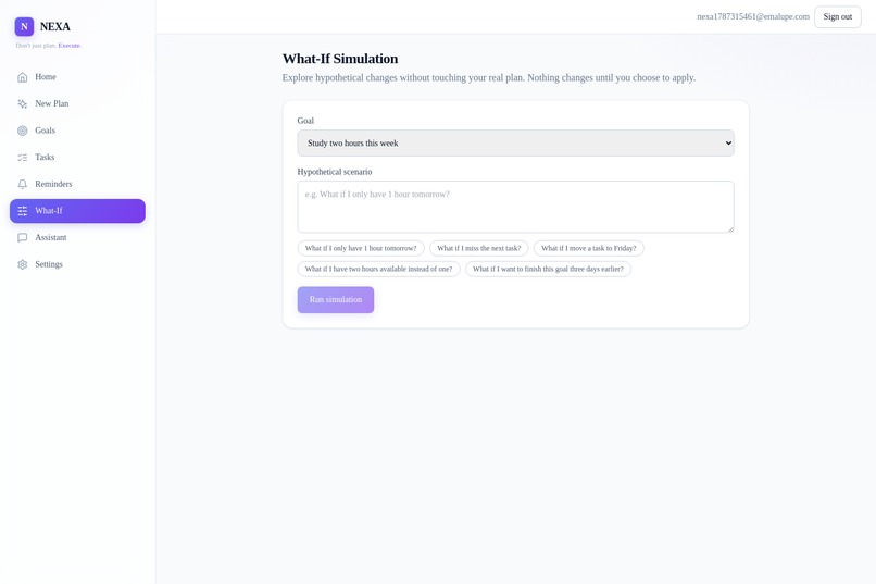 NEXA – screenshot 1